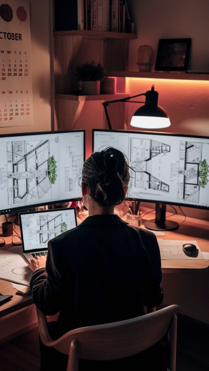 Innenraum eines alten, renovierten Gebäudes